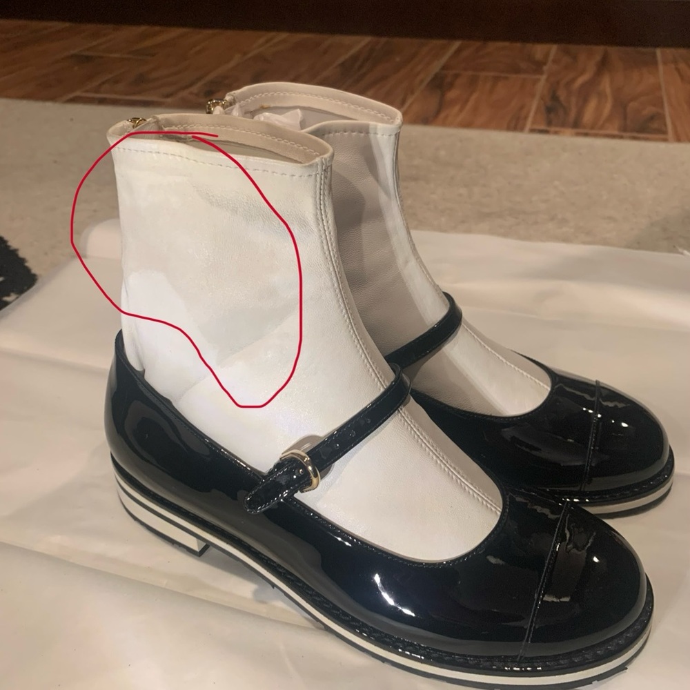 Chanel Mary Jane boots 2016 Collection G31467 Patent Leather New NIB Runway Show - Picture 15 of 16